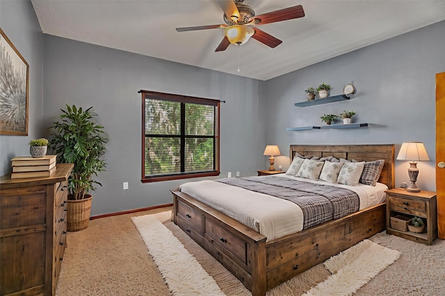 7739 County Road 684, Sweeny, TX 77480 - bedroom featuring light carpet and ceiling fan