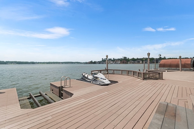 392 Green Cove Dr, Montgomery, TX 77356 - dock area with a water view