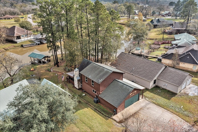 birds eye view of property featuring a residential view