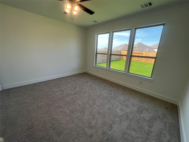 2223 Inglenook Grove Dr, Katy, TX 77493 - carpeted empty room featuring baseboards and ceiling fan