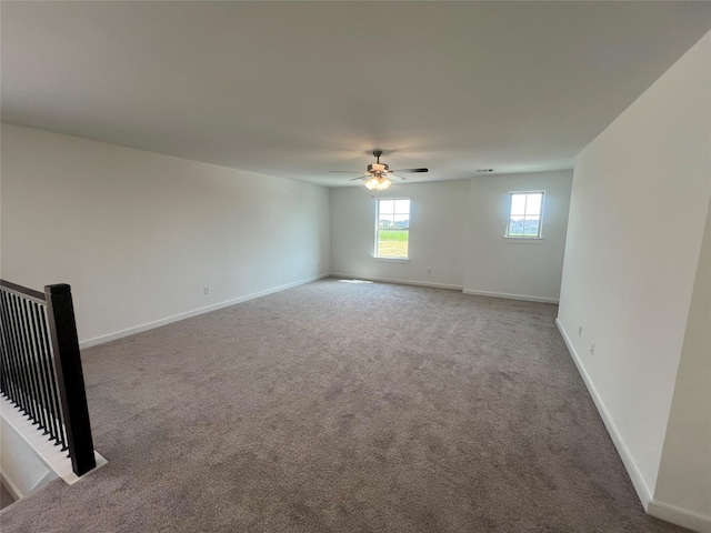2223 Inglenook Grove Dr, Katy, TX 77493 - empty room with ceiling fan and carpet floors