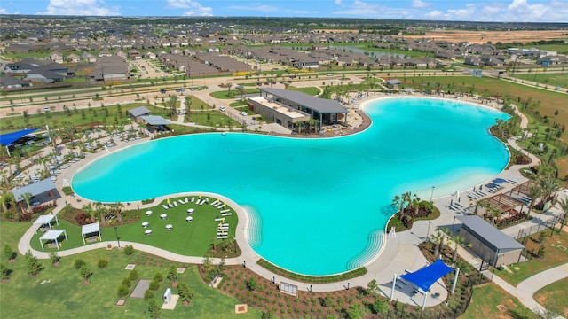 2223 Inglenook Grove Dr, Katy, TX 77493 - drone / aerial view of a pool area