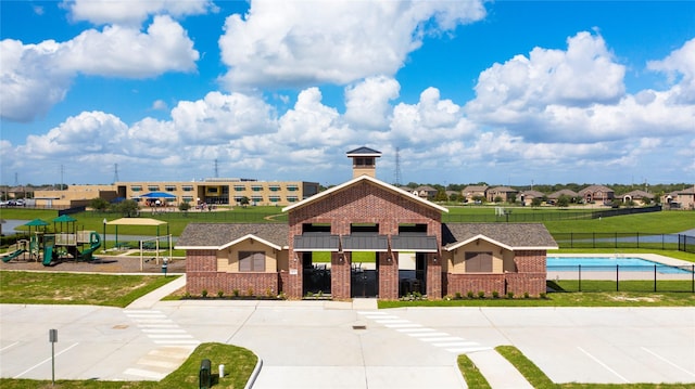369 Lake Line Dr, Alvin, TX 77511 - view of community with a residential view