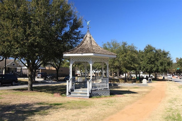 surrounding community featuring a gazebo