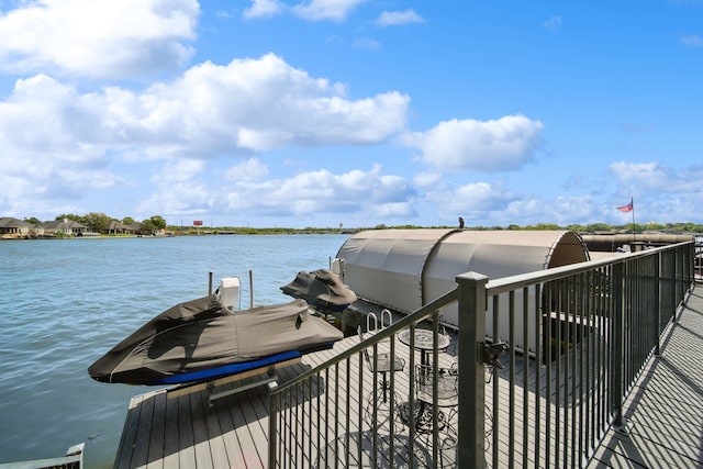 12858 Pelican Island Dr, Willis, TX 77318 - dock area with a water view