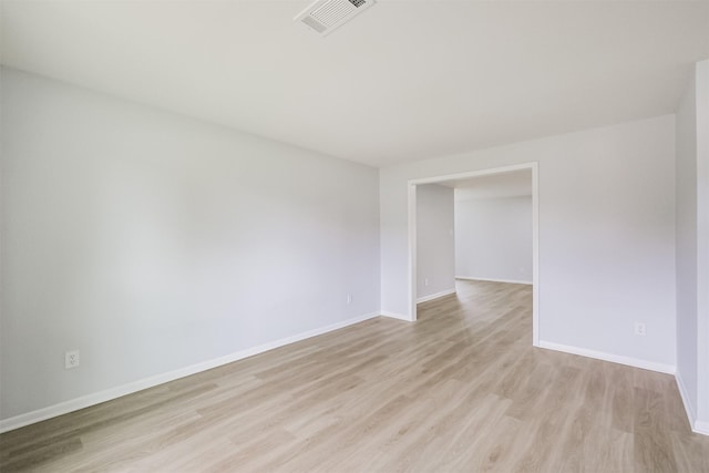 4314 Woodmont Dr, Houston, TX 77045 - spare room with baseboards, visible vents, and light wood-style floors