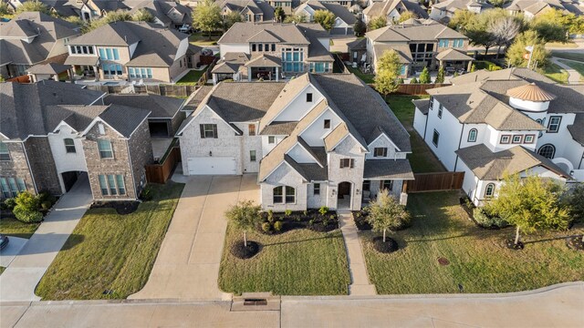 drone / aerial view featuring a residential view