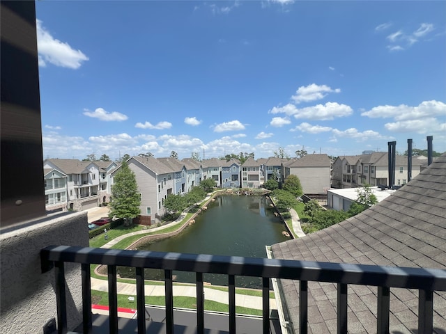 water view with a residential view