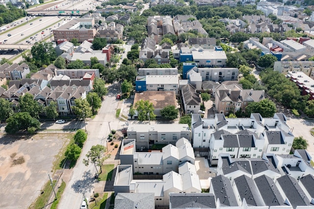 aerial view featuring a residential view