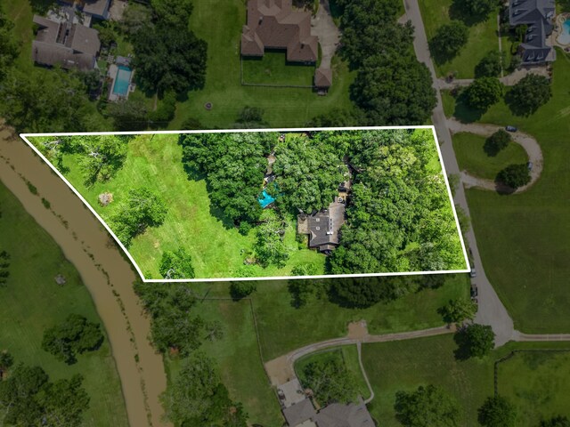 birds eye view of property featuring a residential view