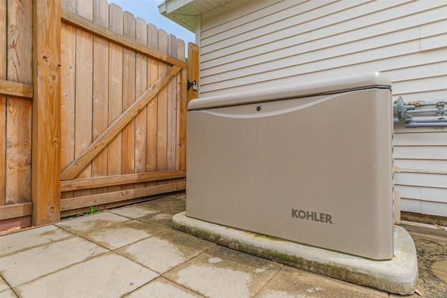 exterior details featuring a power unit