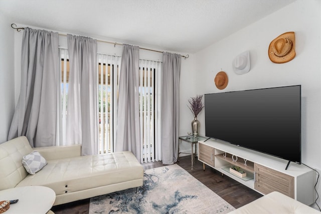 9502 Windswept Ln Unit 9502, Houston, TX 77063 - living area featuring wood finished floors