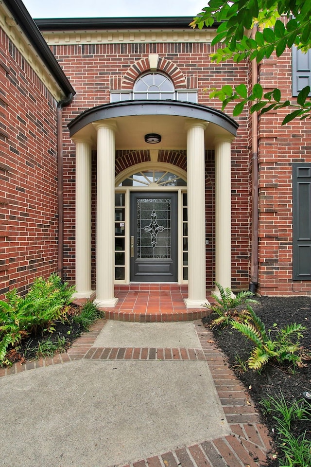 7711 Oxfordshire Dr, Spring, TX 77379 - view of exterior entry with brick siding