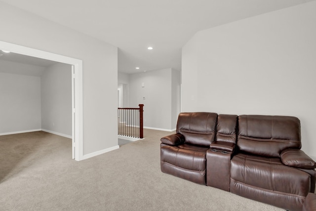 18331 Yaupon Bough Ln, Tomball, TX 77377 - carpeted living area featuring recessed lighting and baseboards