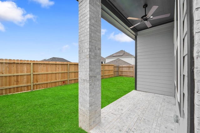 21517 Witham Promenade Ln, Magnolia, TX 77355 - view of yard featuring a ceiling fan