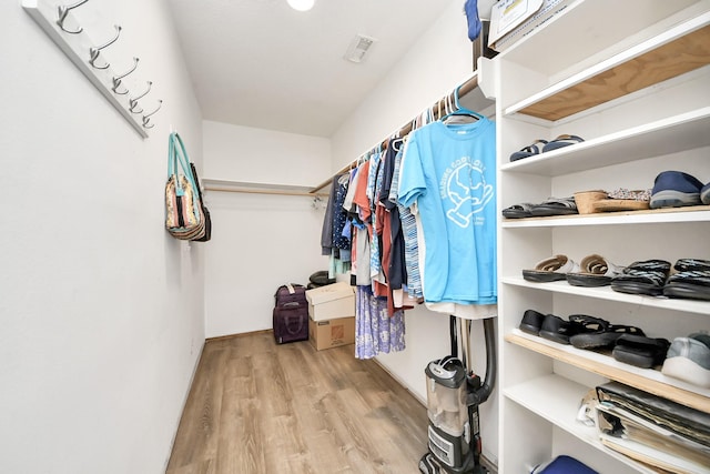 6102 Ghana Ln, Pasadena, TX 77505 - spacious closet featuring wood finished floors