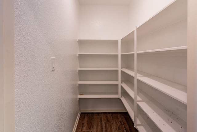 view of storage area