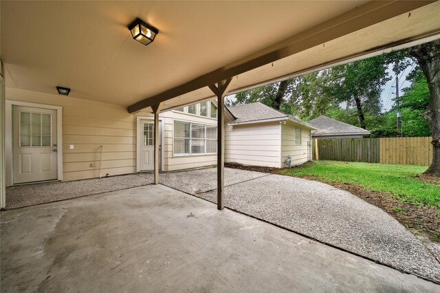 14211 Lakewood Forest Dr, Houston, TX 77070 - view of patio / terrace featuring fence