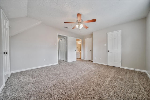 14211 Lakewood Forest Dr, Houston, TX 77070 - unfurnished bedroom featuring ceiling fan, visible vents, baseboards, carpet, and ensuite bath