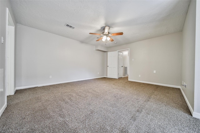 14211 Lakewood Forest Dr, Houston, TX 77070 - unfurnished bedroom featuring carpet floors, baseboards, visible vents, and ceiling fan