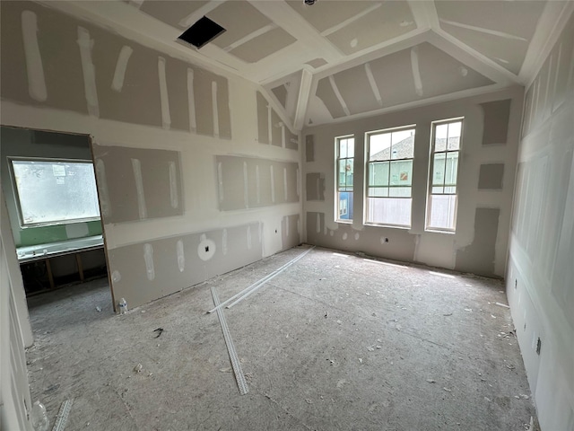 11923 Primrose Creek Trl, Houston, TX 77051 - unfurnished room with lofted ceiling
