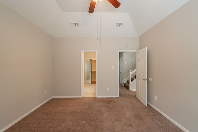 18927 Sandia Pines Dr, Humble, TX 77346 - unfurnished bedroom with carpet, baseboards, and a ceiling fan