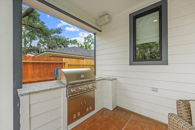 919 Worthshire St, Houston, TX 77008 - view of patio / terrace with area for grilling, grilling area, and fence