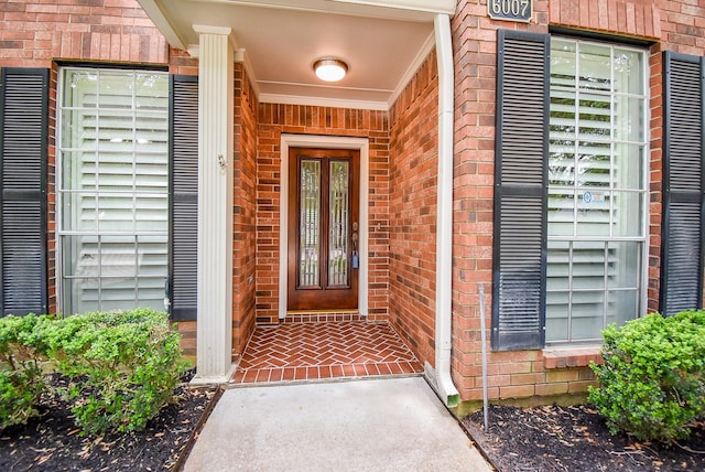 6007 Gideon Ct, Sugar Land, TX 77479 - view of exterior entry featuring brick siding