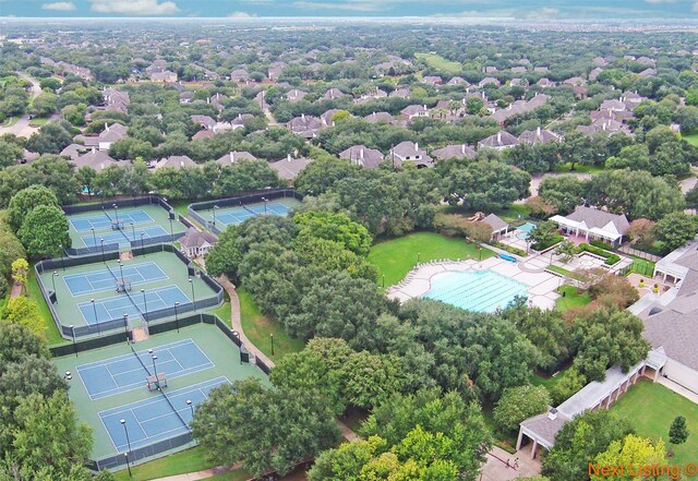 drone / aerial view
