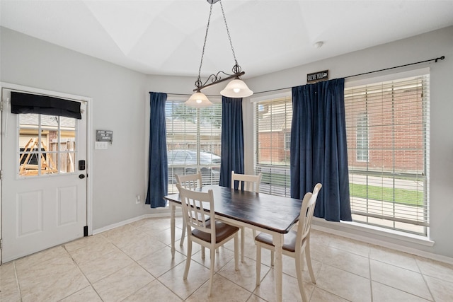 3714 Cedar Glen Ln, Spring, TX 77388 - dining space with light tile patterned flooring and baseboards