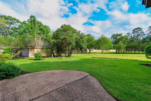 605 N Rivershire Dr, Conroe, TX 77304 - view of yard
