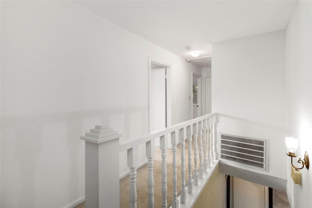605 N Rivershire Dr, Conroe, TX 77304 - hallway featuring visible vents and baseboards