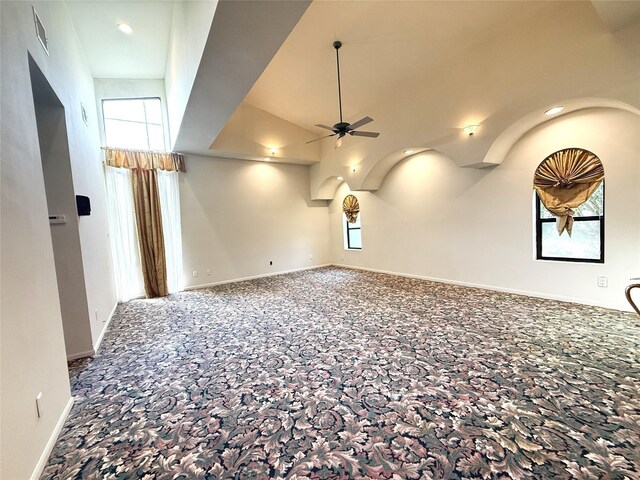 7110 W Mockingbird Ln, Pearland, TX 77584 - spare room with ceiling fan and baseboards