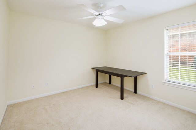 3107 Pleasant Forest Dr, College Station, TX 77845 - interior space with baseboards and ceiling fan