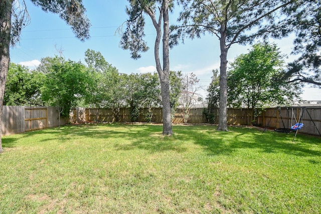 7318 River Garden Dr, Houston, TX 77095 - view of yard featuring a fenced backyard