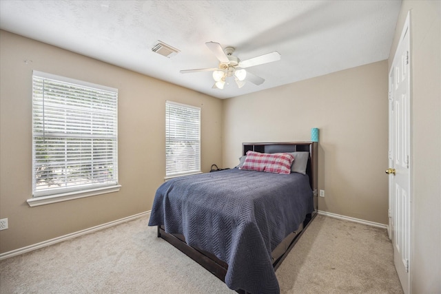 16407 Thyme Green Ln, Cypress, TX 77433 - carpeted bedroom featuring baseboards and a ceiling fan