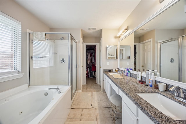 16407 Thyme Green Ln, Cypress, TX 77433 - full bathroom featuring plenty of natural light and a shower stall