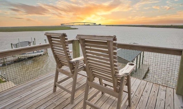 517 Private Road 675, Sargent, TX 77414 - dock area with a water view