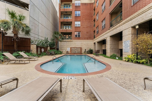 view of pool