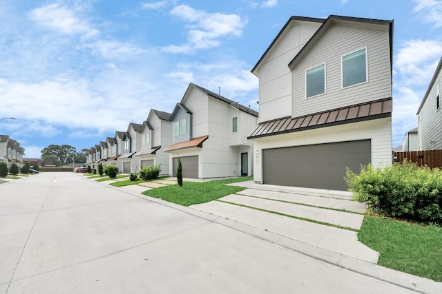 exterior space with a residential view