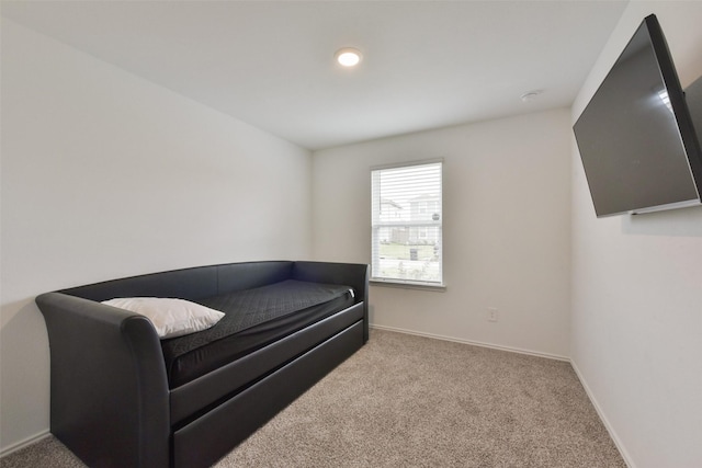 14417 Gray Rocks Rd, Splendora, TX 77372 - living area with baseboards and carpet flooring