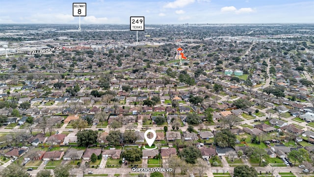 7810 Bunker Wood Ln, Houston, TX 77086 - bird's eye view