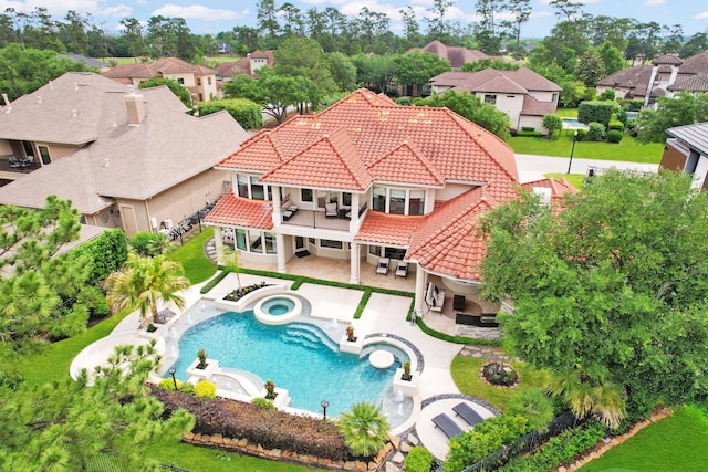 exterior space featuring a residential view