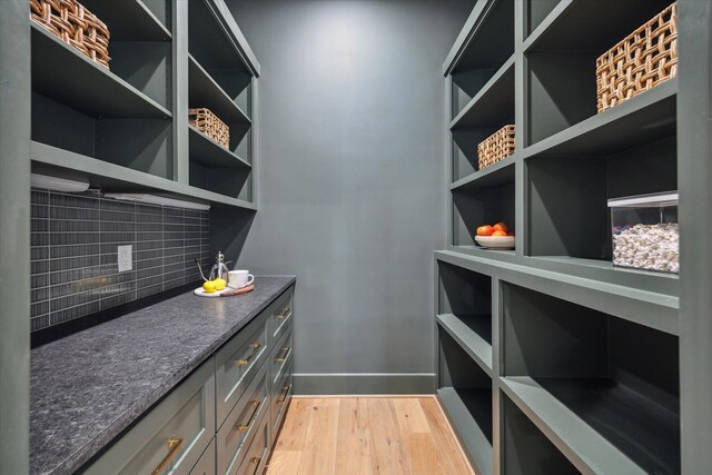 view of storage area
