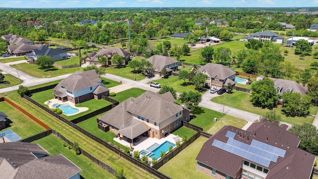 2411 Lakeway Dr, Friendswood, TX 77546 - aerial view with a residential view