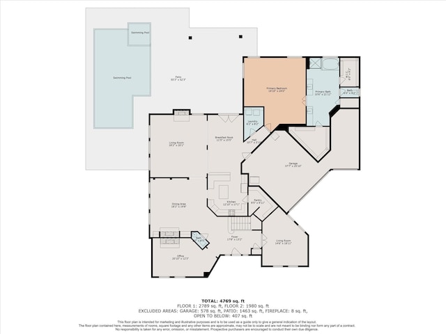 2411 Lakeway Dr, Friendswood, TX 77546 - floor plan
