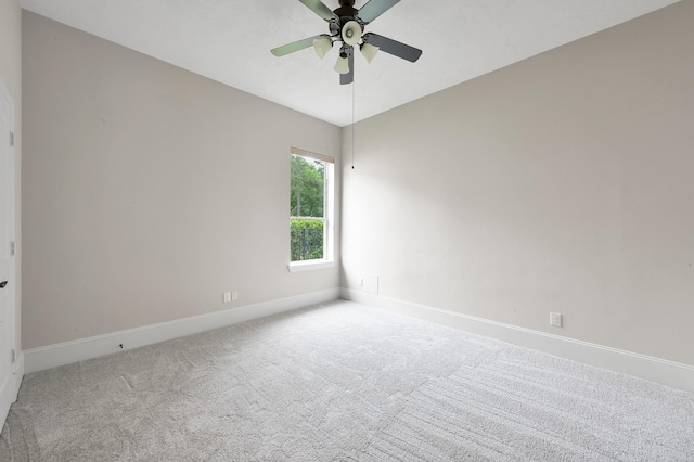 73 La Jolla Cir, Montgomery, TX 77356 - spare room featuring carpet flooring, ceiling fan, and baseboards