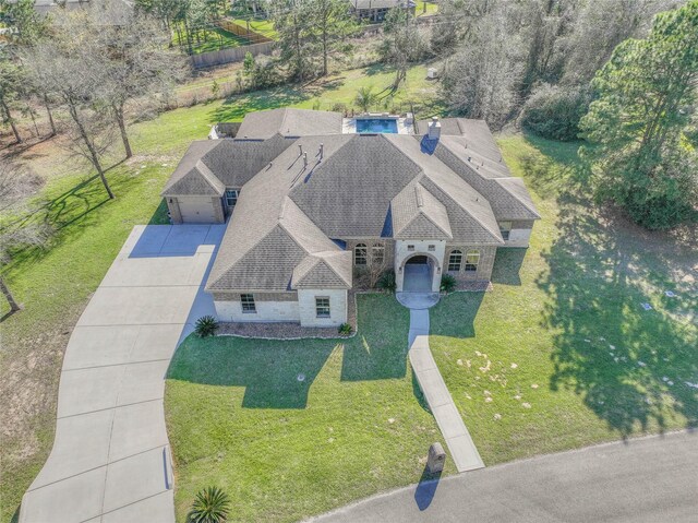 drone / aerial view