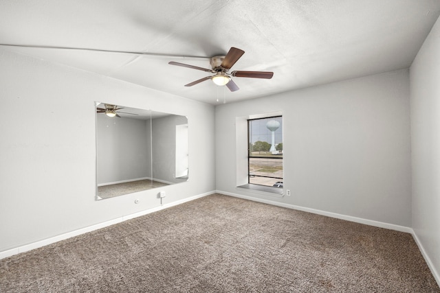 206 Plaza Verde Dr Unit D35, Houston, TX 77038 - carpeted spare room featuring baseboards and ceiling fan