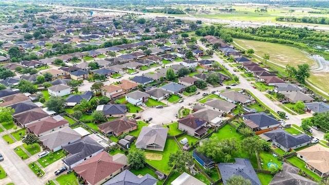 bird's eye view featuring a residential view